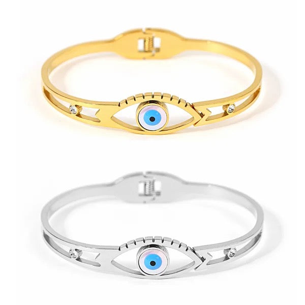 jewelvyn Gold Plated Studded With Zircoina Diamond With Gold Bracelate