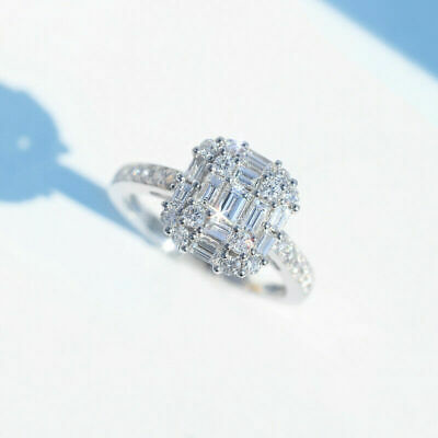 jewelvyn silver plated studded with cubic zirconia diamond ring